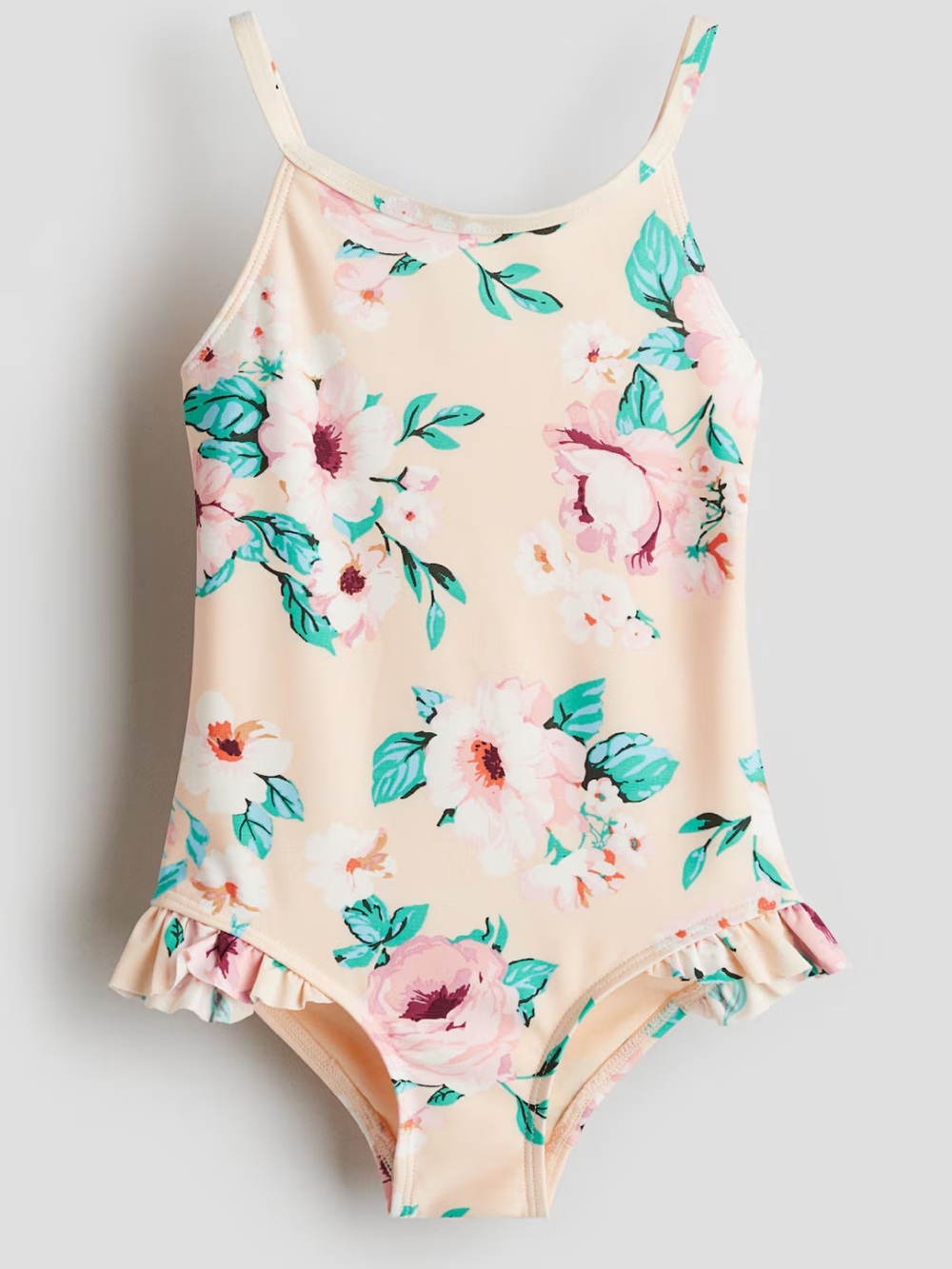 H&M Girls Floral One Piece Swimsuit 5T/6